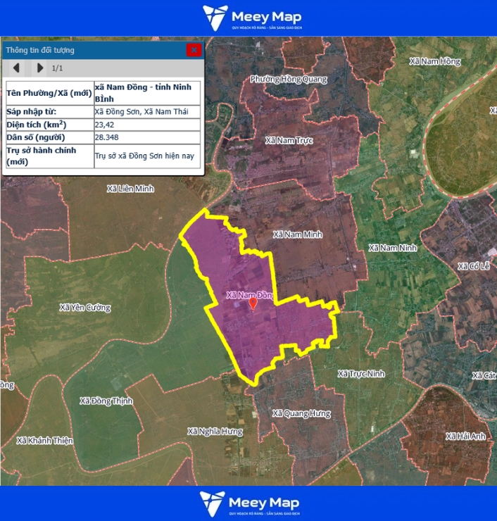 Bản đồ quy hoạch tỉnh Ninh Bình| Bản Đồ Sau Sáp Nhập 148 Bản đồ Xã Nam Đồng, Ninh Bình