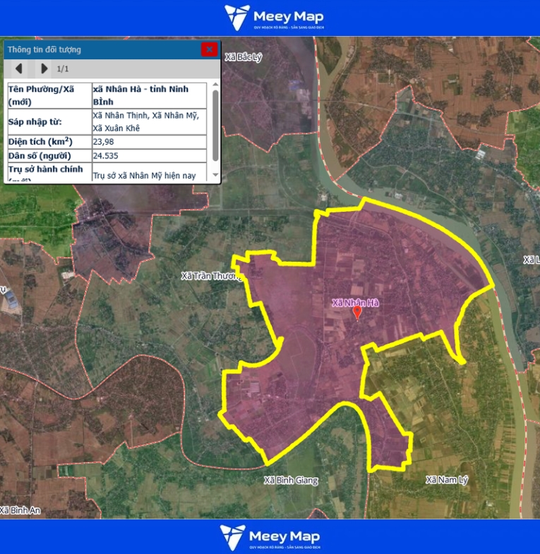 Bản đồ quy hoạch tỉnh Ninh Bình| Bản Đồ Sau Sáp Nhập 144 Bản đồ Xã Nhân Hà, Ninh Bình