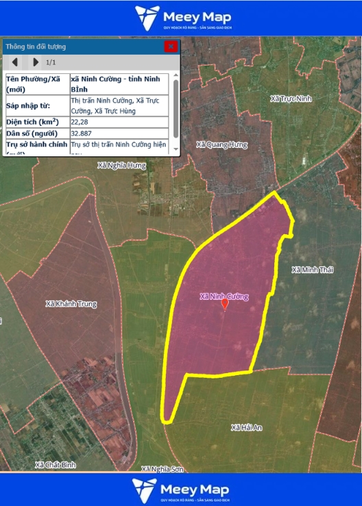 Bản đồ quy hoạch tỉnh Ninh Bình| Bản Đồ Sau Sáp Nhập 168 Bản đồ Xã Ninh Cường, Ninh Bình