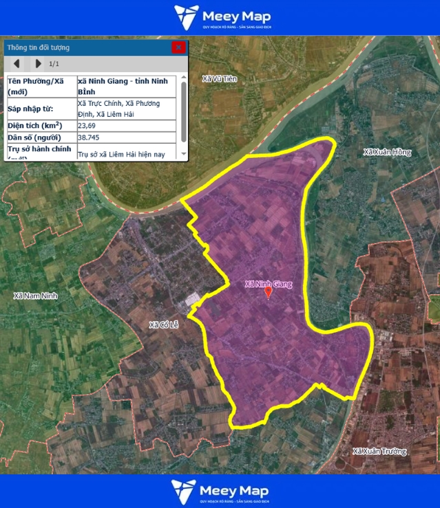 Bản đồ quy hoạch tỉnh Ninh Bình| Bản Đồ Sau Sáp Nhập 163 Bản đồ Xã Ninh Giang, Ninh Bình
