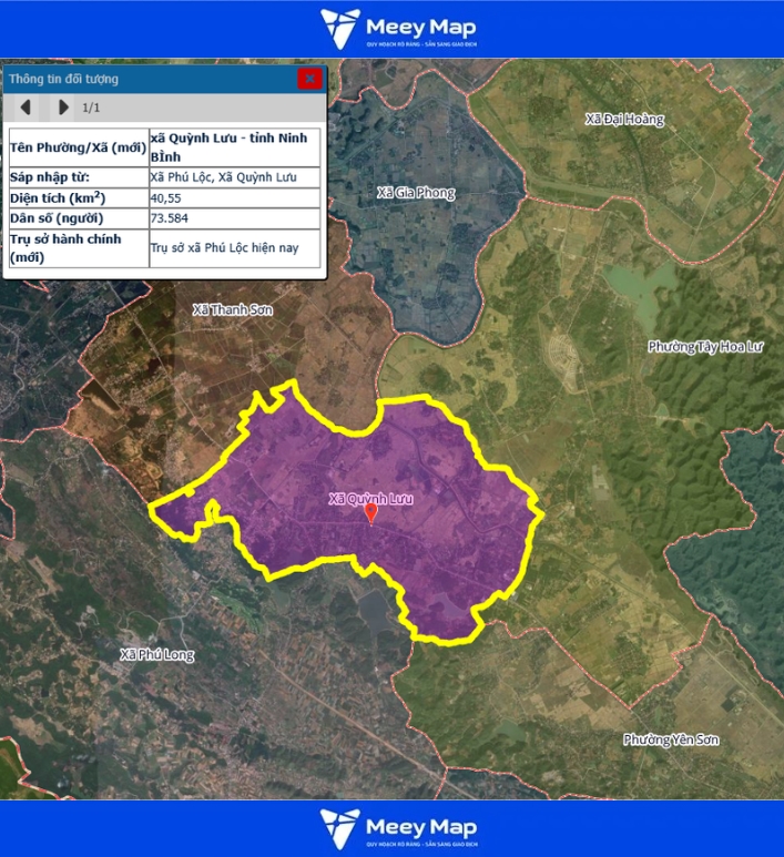 Bản đồ quy hoạch tỉnh Ninh Bình| Bản Đồ Sau Sáp Nhập 206 Bản đồ Xã Quỳnh Lưu, Ninh Bình