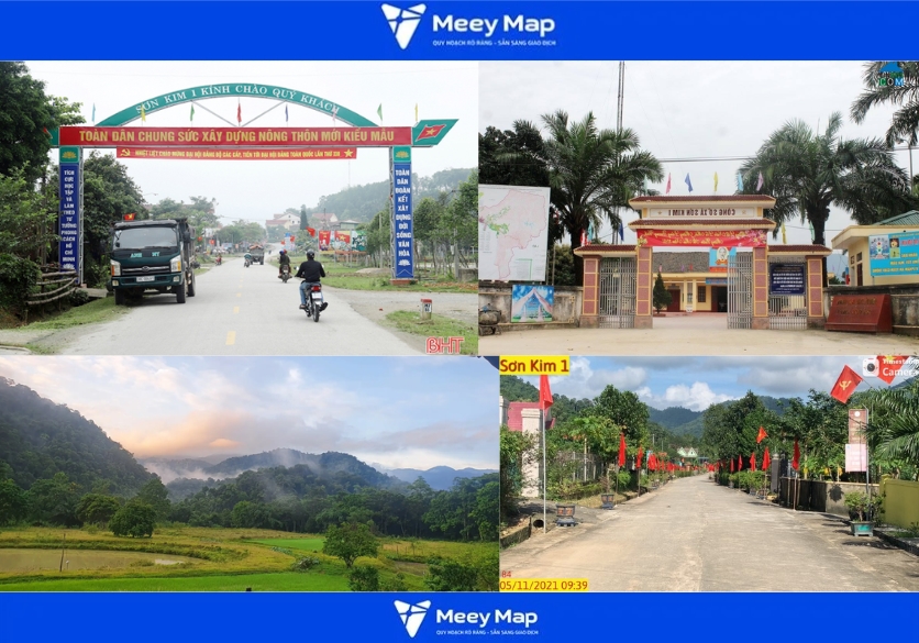 Bản đồ quy hoạch Huyện Hương Sơn, Hà Tĩnh| Kế hoạc sử dụng đất 8 Bản đồ Xã Sơn Kim 1, huyện Hương Sơn