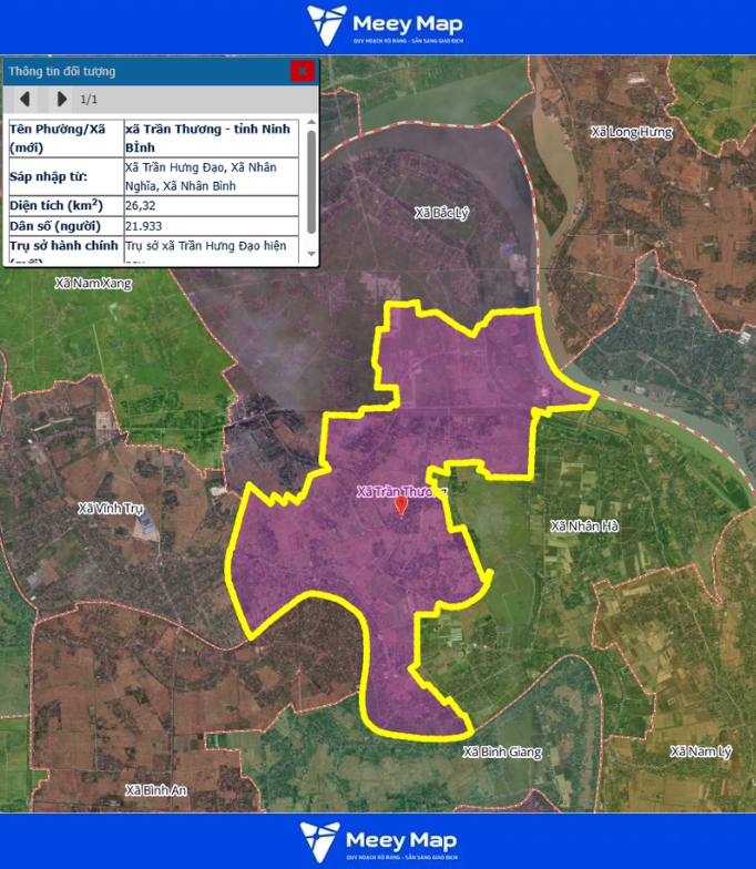 Bản đồ quy hoạch tỉnh Ninh Bình| Bản Đồ Sau Sáp Nhập 143 Bản đồ Xã Trần Thương, Ninh Bình