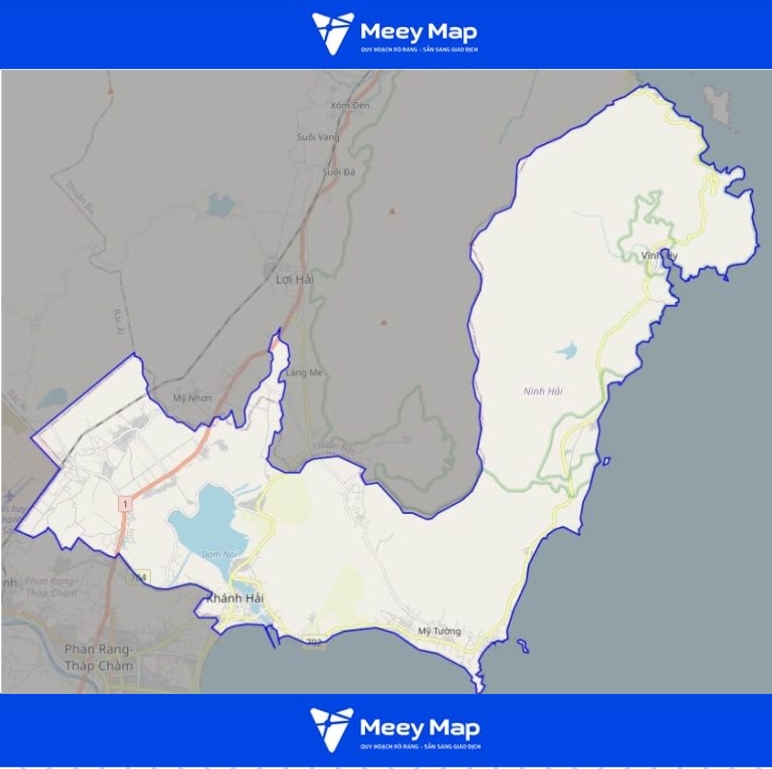 Bản đồ quy hoạch Huyện Ninh Hải, Tỉnh Ninh Thuận|Kế hoạch sử dụng đất 11 Bản đồ giao thông huyện Ninh Hải, Ninh Thuận