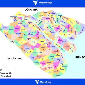 Bản đồ hành chính Thành Phố Vĩnh Long