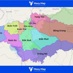 Bản đồ Quy Hoạch Huyện Lắk, Đắk Lắk|Quy hoạch Sử dụng Đất 10 Bản đồ hành chính huyện Lak