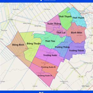 Bản đồ hành chính huyện Thời Lai