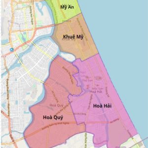 Bản đồ hành chính quận Ngũ Hành Sơn, Đà Nẵng