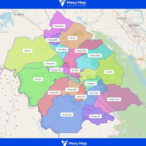 Bản đồ huyện Hương Khê, Hà Tĩnh