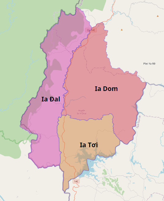 bản đồ La H'Drai
