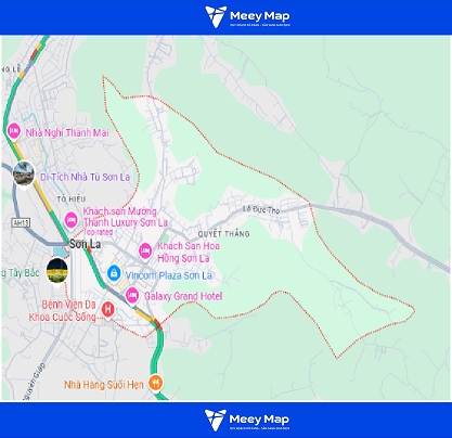 Bản đồ quy hoạch Thành phố Sơn La, Sơn La|Kế hoạch sử dụng đất 7 Bản đồ phường Quyết Thắng, thành phố Sơn La