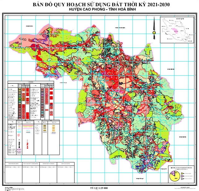 Ban do quy hoach huyen Cao Phong Hoa Binh nam