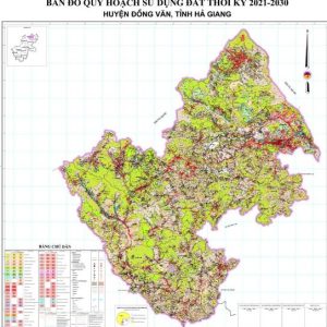 Ban do quy hoach huyen Dong Van