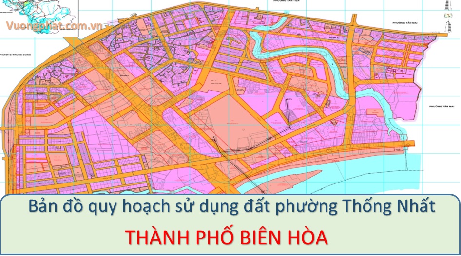 Ban do quy hoach ke hoach phuong Thong Nhat Bien