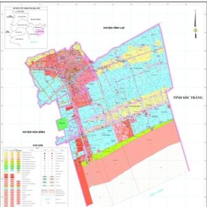 Bản đồ quy hoạch thành phố Bạc Liêu