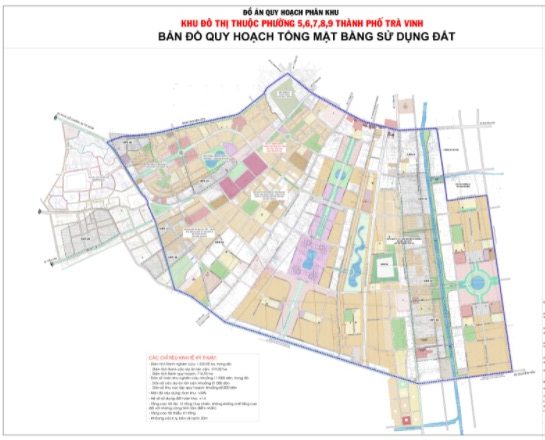 Ban do quy hoach thanh pho Tra Vinh Tra Vinh