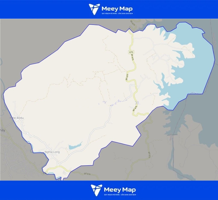 Bản đồ xã Sa Nghĩa, huyện Sa Thầy