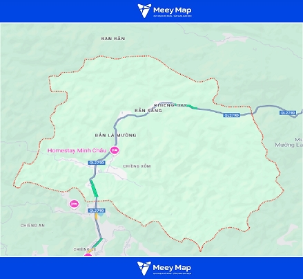 Bản đồ quy hoạch Thành phố Sơn La, Sơn La|Kế hoạch sử dụng đất 12 Bản đồ xã Chiềng Xôm, thành phố Sơn La