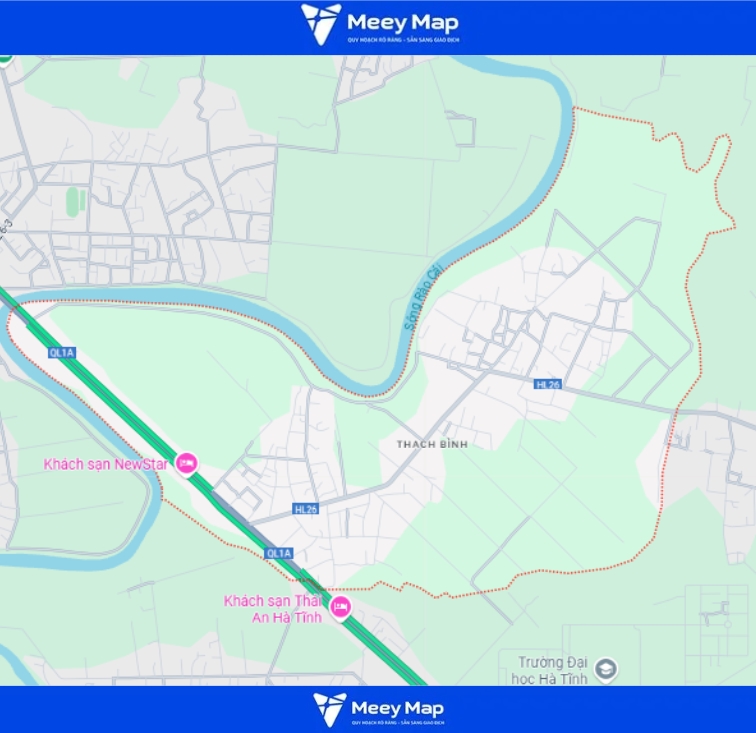 Bản đồ quy hoạch Thành phố Hà Tĩnh, Hà Tĩnh| Kế hoạch sử dụng đất 6 Bản đồ xã Thạch Bình, TP Hà Tĩnh