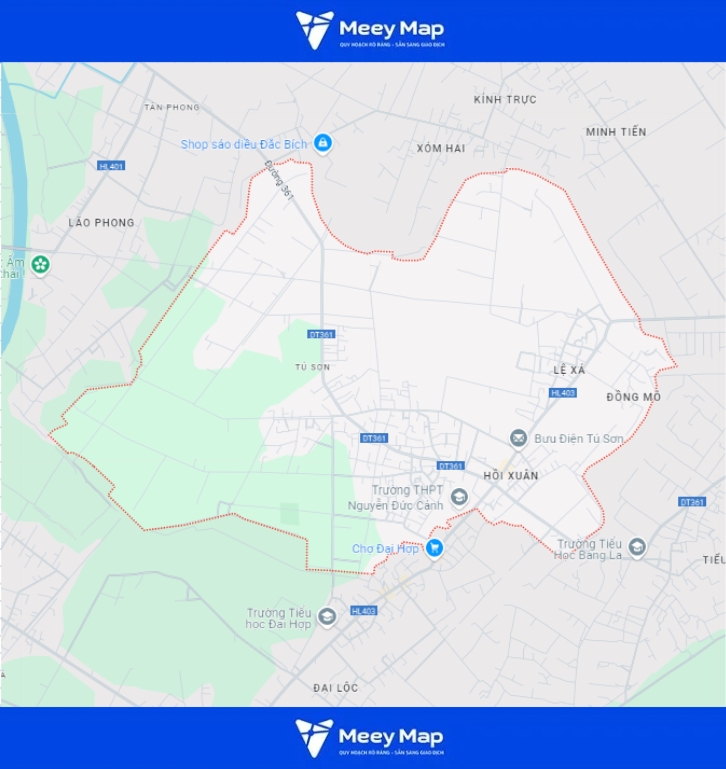 Bản đồ quy hoạch Huyện Kiến Thụy, Hải Phòng| Kế hoạch sử dụng đất 21 Bản đồ xã Từ Sơn, Huyện Kiến Thụy