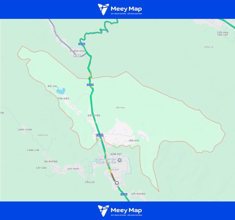 Bản đồ quy hoạch Huyện Minh Hóa, Quảng Bình| Quy hoạch sử dụng đất 17 Bản đỗ xã Yên Hòa, Huyện Minh Hóa