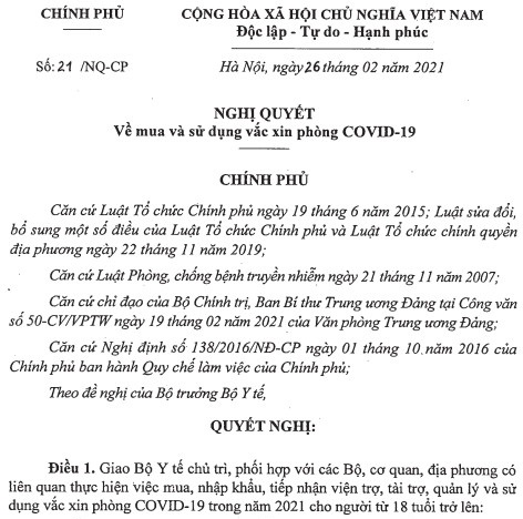 Nghị quyết là gì? Nghị quyết là văn bản Luật hay dưới luật? 5 Nghi Quyet 21 1
