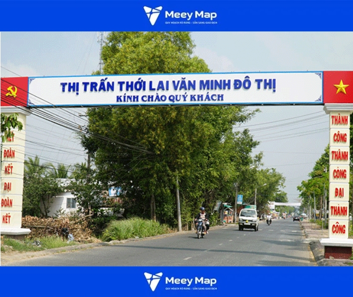 Bản đồ Quy Hoạch huyện Thới Lai, Tỉnh Cần Thơ|Quy Hoạch Sử Dụng Đất 1 Thị Trấn Thới Lai