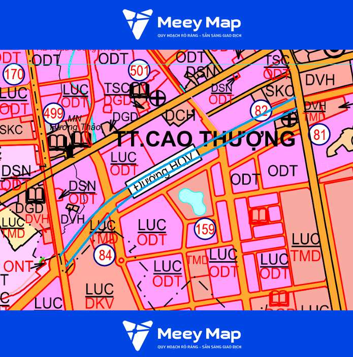 Trong hai duong ke xanh la duong se mo o huyen Tan Yen the hien tren ban do quy hoach su dung dat den nam 2030 huyen Ta Yen