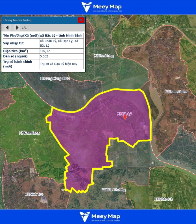 Bản đồ quy hoạch tỉnh Ninh Bình| Bản Đồ Sau Sáp Nhập 142 Bản đồ Xã Vĩnh Trụ