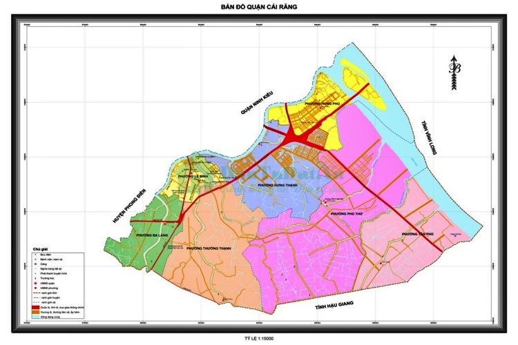 Can Rang Map Bản đồ Quy Hoạch Quận Cái Răng, Cần Thơ|Quy Hoạch Sử Dụng Đất