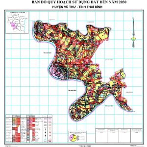 bản đồ quy hoạch huyện Vũ Thư, Thái Bình