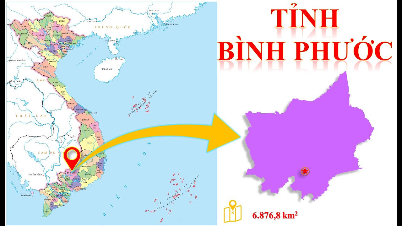 Bản đồ tỉnh Bình Phước