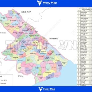 Bản đồ thị xã Vĩnh Châu, Sóc Trăng