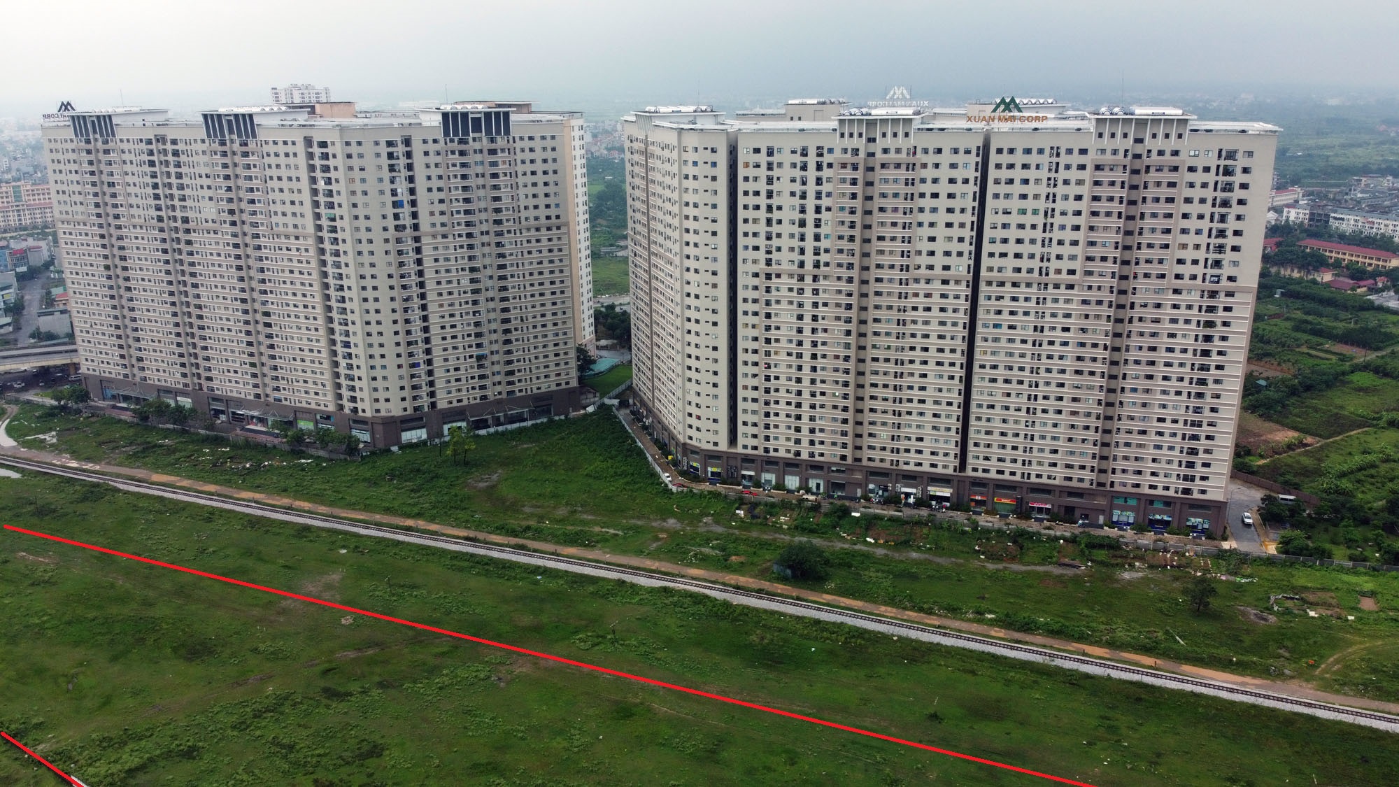 Bản đồ quy hoạch phường Yên Nghĩa, Hà Đông, Hà Nội| Kế hoạch sử dụng đất 10 Tuyến đường này có thể nhìn thấy từ các tòa chung cư hai bên đường tàu.