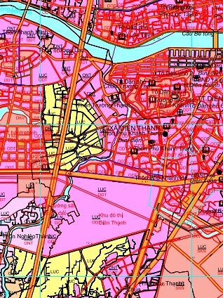  Bản đồ quy hoạch giao thông xã Diên Thạnh theo bản đồ quy hoạch sử dụng đất đến năm 2030 của huyện Diên Khánh, tỉnh Khánh Hòa.
