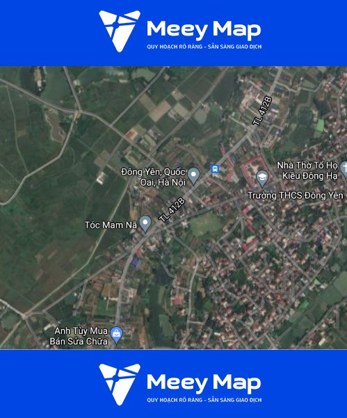 Bản đồ quy hoạch xã Đông Yên, Quốc Oai, Hà Nội 11 Anh thuc dia tren google ve tinh 11