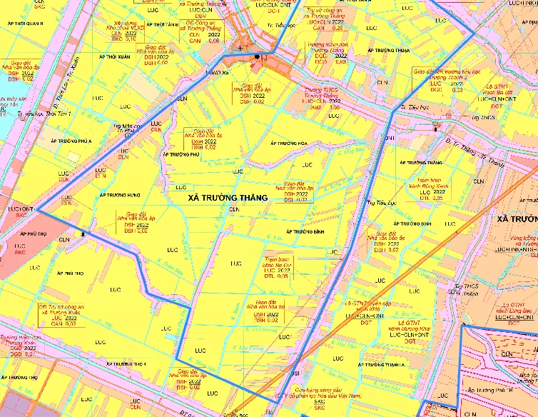 Bản đồ Quy hoạch Xã Trường Thắng, huyện Thới Lai, Cần Thơ 2 Bản đồ Quy hoạch Xã Trường Thắng, huyện Thới Lai, Cần Thơ