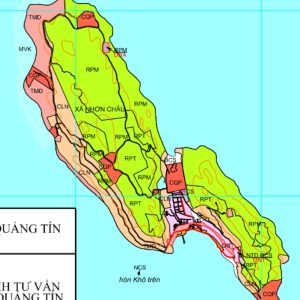 Bản đồ Quy hoạch sử dụng đất xã Nhơn Châu, TP Quy Nhơn, tỉnh Bình Định
