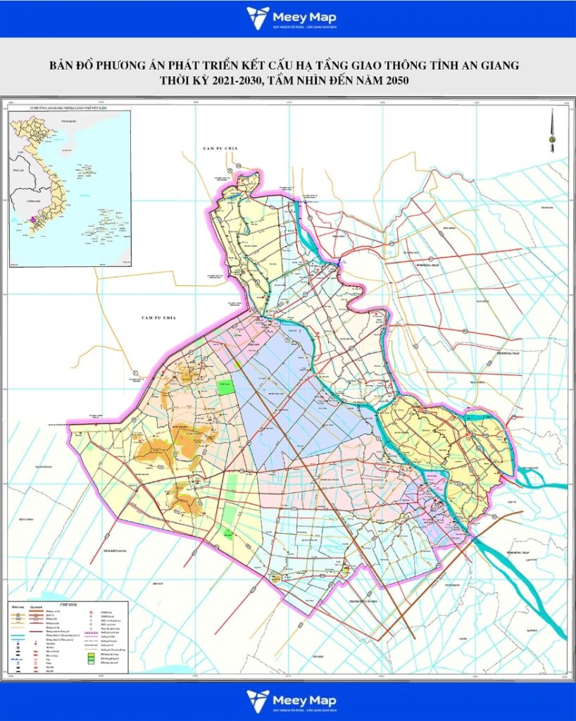 Bản đồ giao thông tỉnh An Giang