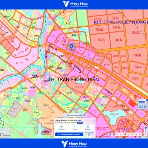 Bản đồ quy hoạch giao thông thị trấn Phong Điền, huyện Phong Điền, Thừa Thiên Huế