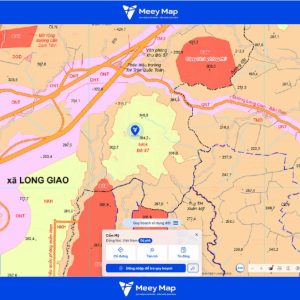 Bản đồ quy hoạch giao thông xã Lâm San, Cẩm Mỹ, Đồng Nai