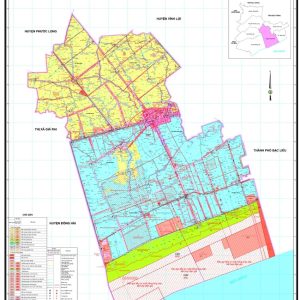 Bản đồ quy hoạch sử dụng đất đến năm 2030 huyện Hòa Bình, Tỉnh Bạc Liêu