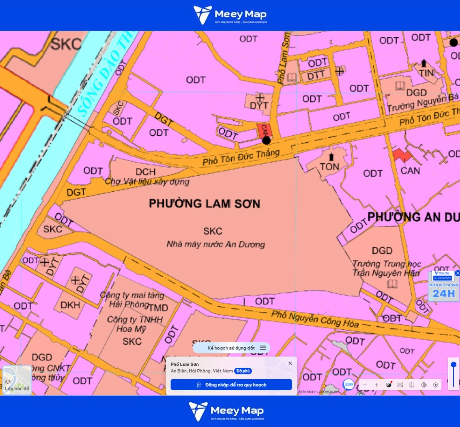 Bản đồ quy hoạch sử dụng đất phường Lam Sơn, quận Lê Chân, thành phố Hải Phòng 2 Bản đồ quy hoạch sử dụng đất phường Lam Sơn, quận Lê Chân, thành phố Hải Phòng