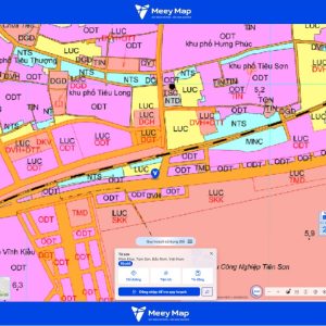 Bản đồ quy hoạch sử dụng đất phường Tam Sơn, TP Từ Sơn, Bắc Ninh
