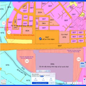 Bản đồ quy hoạch sử dụng đất phường Vĩnh Niệm, quận Lê Chân, thành phố Hải Phòng