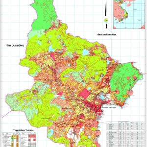 Bản đồ quy hoạch sử dụng đất tỉnh Ninh Thuận 2030