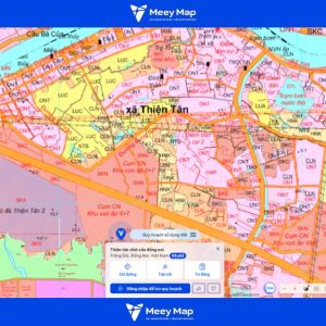 Bản đồ quy hoạch sử dụng đất xã Thiện Tân, Vĩnh Cửu, Đồng Nai