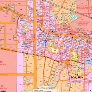 Bản đồ quy hoạch sử dụng đất xã Trung Hòa, Trảng Bom, Đồng Nai