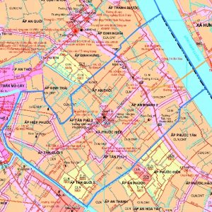 Bản đồ quy hoạch xã Phước Hiệp, huyện Mỏ Cày Nam, Hồ Chí Minh