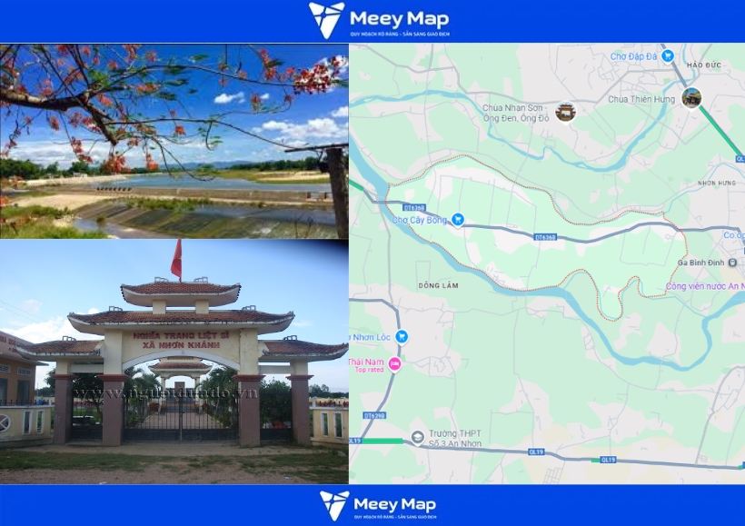 Bản đồ quy hoạch thị xã An Nhơn, Bình Định|Kế hoạch sử dụng đất 9 Bản đồ xã Nhơn Khánh, thị xã An Nhơn